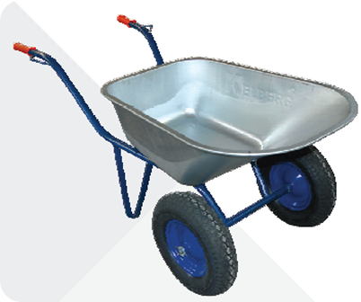 Taczka ogrodnicza dwukołowa