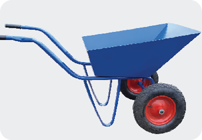 Taczka budowlana dwukołowa